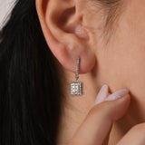 0.35 Carat Natural Diamond Earrings – Elegant Fine Jewelry Design - Gold Stone Diamond