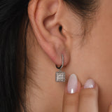 0.35 Carat Natural Diamond Earrings – Elegant Fine Jewelry Design - Gold Stone Diamond
