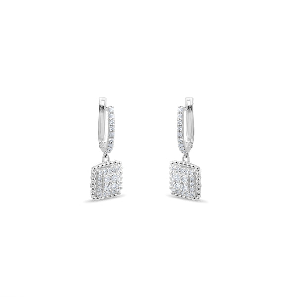 0.35 Carat Natural Diamond Earrings – Elegant Fine Jewelry Design