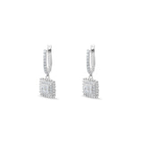 0.35 Carat Natural Diamond Earrings – Elegant Fine Jewelry Design - Gold Stone Diamond