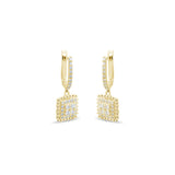 0.35 Carat Natural Diamond Earrings – Elegant Fine Jewelry Design - Gold Stone Diamond
