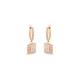 0.35 Carat Natural Diamond Earrings – Elegant Fine Jewelry Design - Gold Stone Diamond