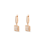 0.35 Carat Natural Diamond Earrings – Elegant Fine Jewelry Design - Gold Stone Diamond