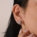 0.23 Carat Baguette Diamond Floral Earrings – Fine Jewelry Design - Gold Stone Diamond
