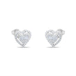 0.23 Carat Baguette Diamond Floral Earrings – Fine Jewelry Design - Gold Stone Diamond