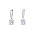 0.42 Carat Baguette Diamond Earrings – Elegant Fine Jewelry Design - Gold Stone Diamond
