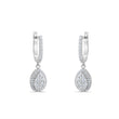 0.65 Carat Natural Diamond Drop Earrings – Elegant Fine Jewelry Design - Gold Stone Diamond