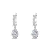0.65 Carat Natural Diamond Drop Earrings – Elegant Fine Jewelry Design - Gold Stone Diamond