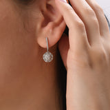 0.89 Carat Natural Diamond Earrings – Elegant Fine Jewelry Design - Gold Stone Diamond