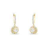 0.89 Carat Natural Diamond Earrings – Elegant Fine Jewelry Design - Gold Stone Diamond