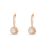 0.89 Carat Natural Diamond Earrings – Elegant Fine Jewelry Design - Gold Stone Diamond