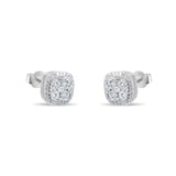 0.80 Carat Natural Diamond Earrings – Elegant Fine Jewelry Design - Gold Stone Diamond