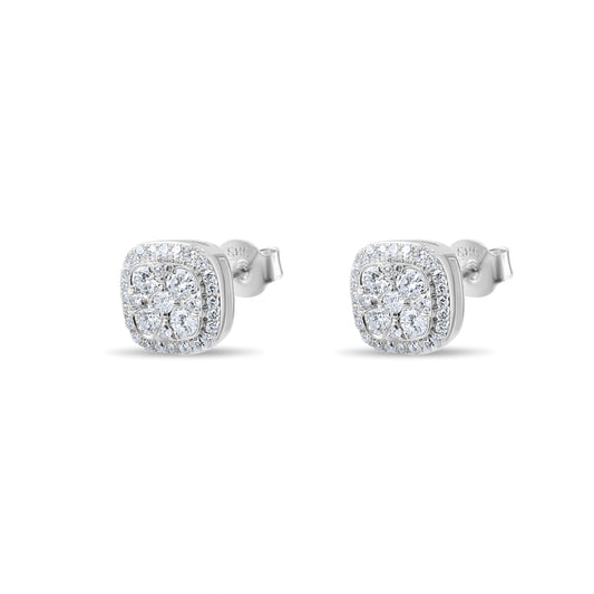 0.80 Carat Natural Diamond Earrings – Elegant Fine Jewelry Design - Gold Stone Diamond