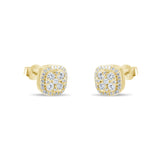 0.80 Carat Natural Diamond Earrings – Elegant Fine Jewelry Design - Gold Stone Diamond