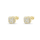 0.80 Carat Natural Diamond Earrings – Elegant Fine Jewelry Design - Gold Stone Diamond