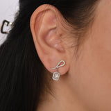 0.58 Carat Baguette Diamond Earrings – Elegant Fine Jewelry Design - Gold Stone Diamond