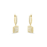 0.52 Carat Natural Diamond Earrings – Elegant Fine Jewelry Design - Gold Stone Diamond