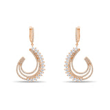 1.44 Carat Marquise Diamond Earrings – Elegant Fine Jewelry Design - Gold Stone Diamond