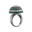 11.53 Carat Natural Diamond and Emerald Ring – Fine Jewelry Design - Gold Stone Diamond