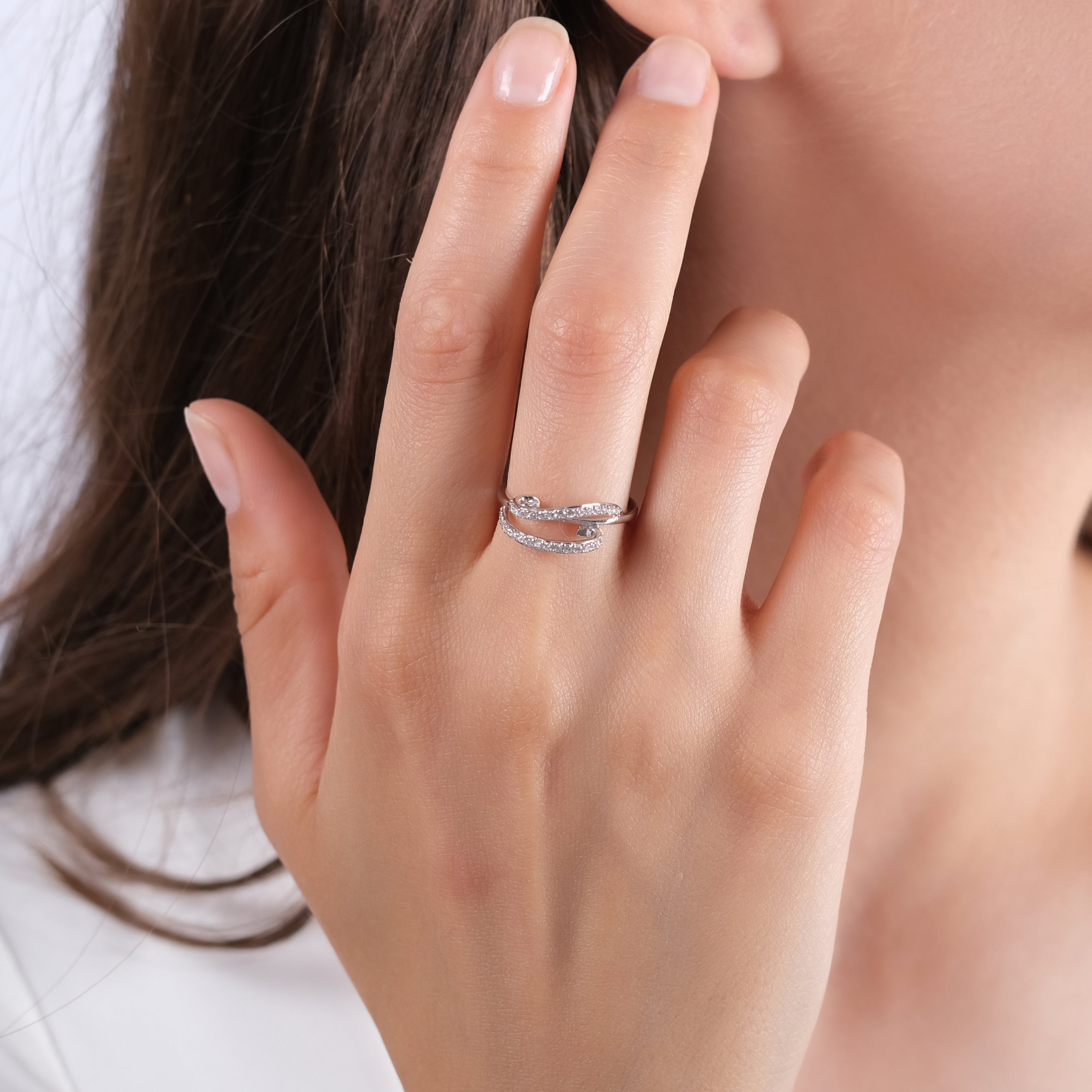 0.32 Carat Natural Diamond Ring – Fine Jewelry Design - Gold Stone Diamond