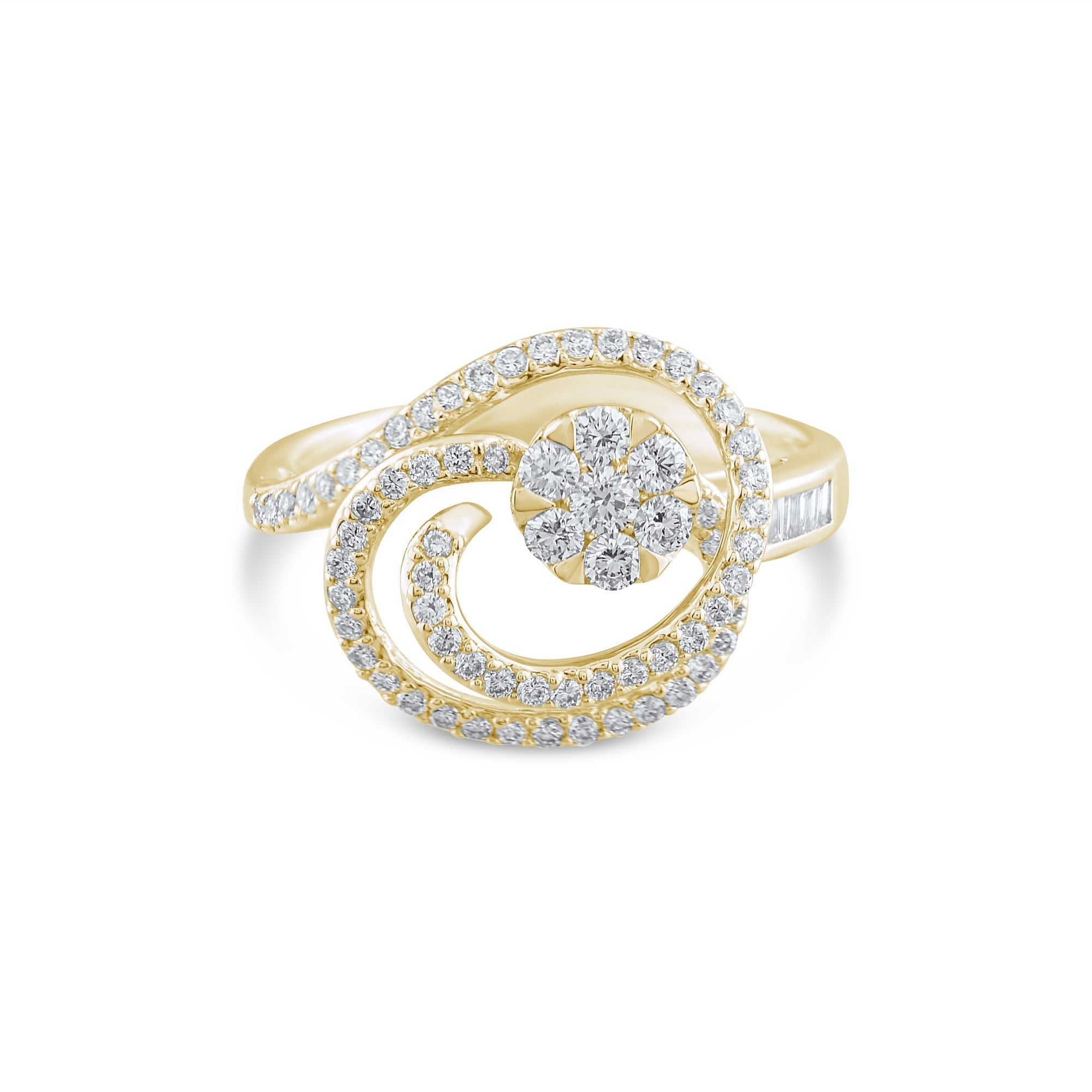 0.80 Carat Natural Diamond Ring – Fine Jewelry Design - Gold Stone Diamond
