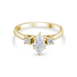 0.77 Carat Natural Diamond Ring – Fine Jewelry Design - Gold Stone Diamond