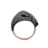 2.18 Carat Natural Diamond Hand Design Ring - Gold Stone Diamond