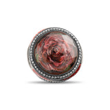 2.40 Carat Natural Diamond Rose Design Ring – Fine Jewelry Design - Gold Stone Diamond