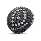 7.61 Carat Natural Diamond and Amethyst Ring – Fine Jewelry Design - Gold Stone Diamond