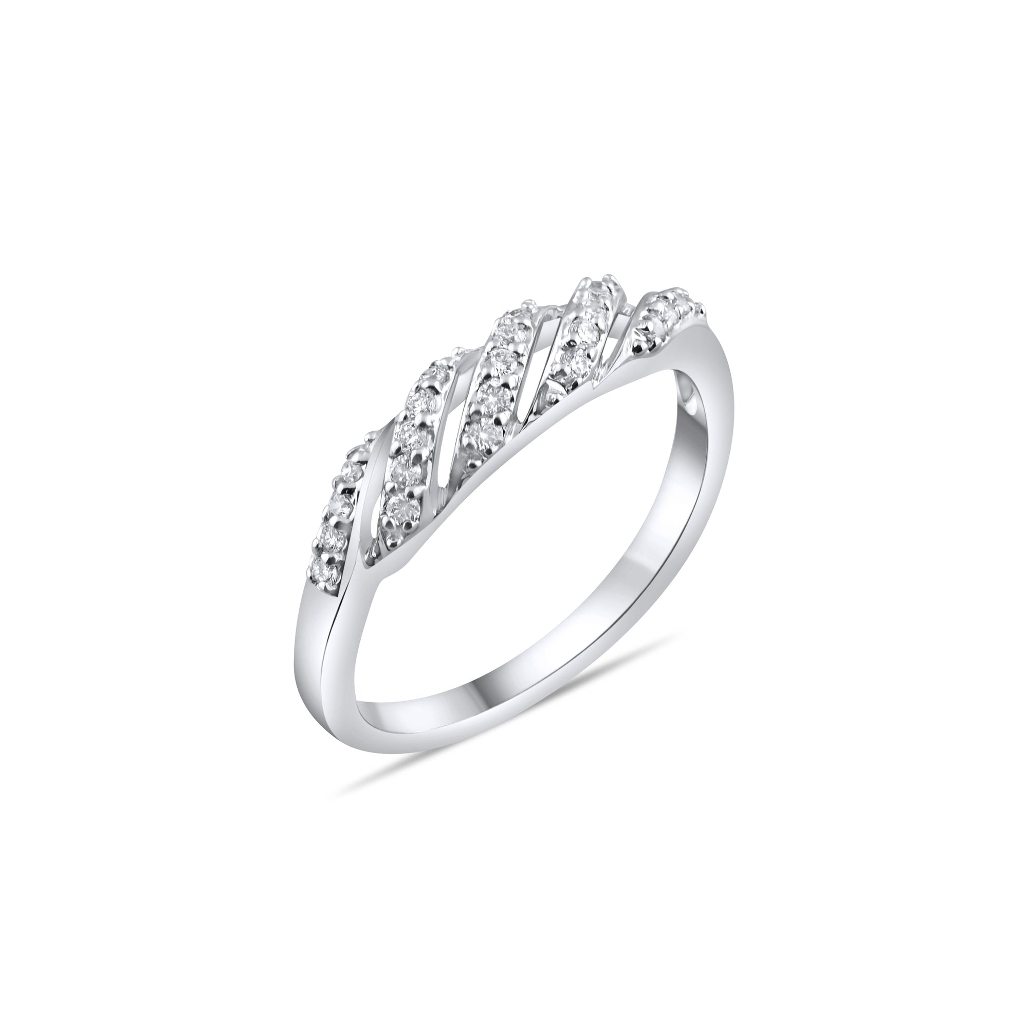0.20 Carat Natural Diamond Ring – Fine Jewelry Design - Gold Stone Diamond
