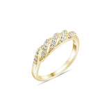 0.20 Carat Natural Diamond Ring – Fine Jewelry Design - Gold Stone Diamond