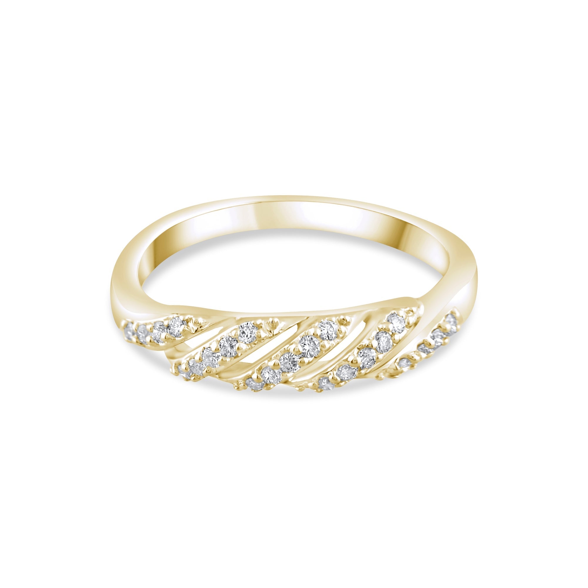 0.20 Carat Natural Diamond Ring – Fine Jewelry Design - Gold Stone Diamond