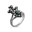 0.72 Carat Natural Diamond and Emerald Ring – Fine Jewelry Design - Gold Stone Diamond