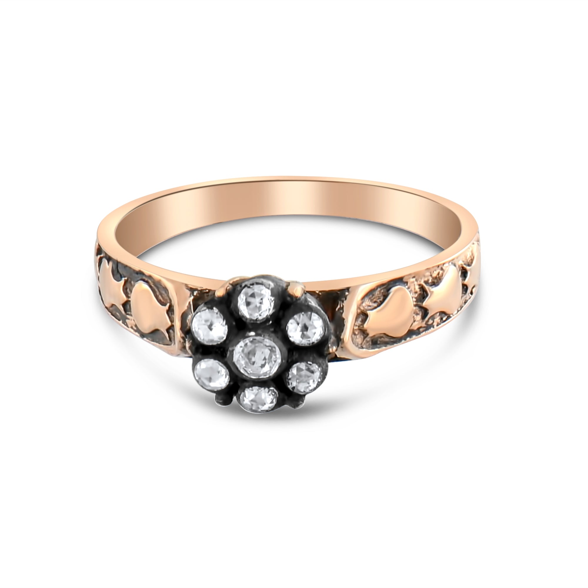 0.10 Carat Natural Diamond Ring – Fine Jewelry Design - Gold Stone Diamond