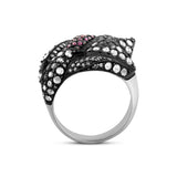 2.32 Carat Natural Diamond and Ruby Ring – Fine Jewelry Design - Gold Stone Diamond