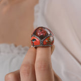 1.01 Carat Natural Diamond Bird Design Ring – Fine Jewelry Design - Gold Stone Diamond