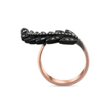 0.63 Carat Natural Diamond and Emerald Ring – Fine Jewelry Design - Gold Stone Diamond