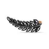 0.95 Carat Natural Diamond Leaf Figure Ring – Fine Jewelry Design - Gold Stone Diamond