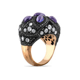 8.8 Carat Natural Diamond and Sapphire Ring – Fine Jewelry Design - Gold Stone Diamond