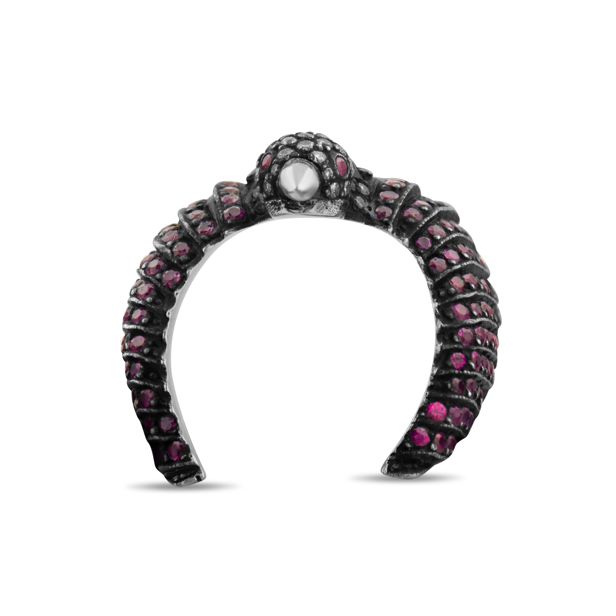 4.3 Carat Natural Diamond and Ruby Ring – Elegant Fine Jewelry Design - Gold Stone Diamond