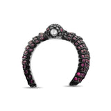 4.3 Carat Natural Diamond and Ruby Ring – Elegant Fine Jewelry Design - Gold Stone Diamond