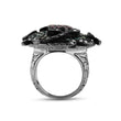 4.00 Carat Natural Diamond and Emerald Ring – Fine Jewelry Design - Gold Stone Diamond