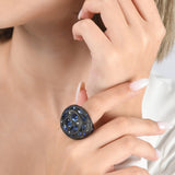 7.10 Carat Natural Diamond and Sapphire Ring – Fine Jewelry Design - Gold Stone Diamond