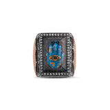 1.80 Carat Natural Diamond Hamsa Design Ring – Fine Jewelry Design - Gold Stone Diamond