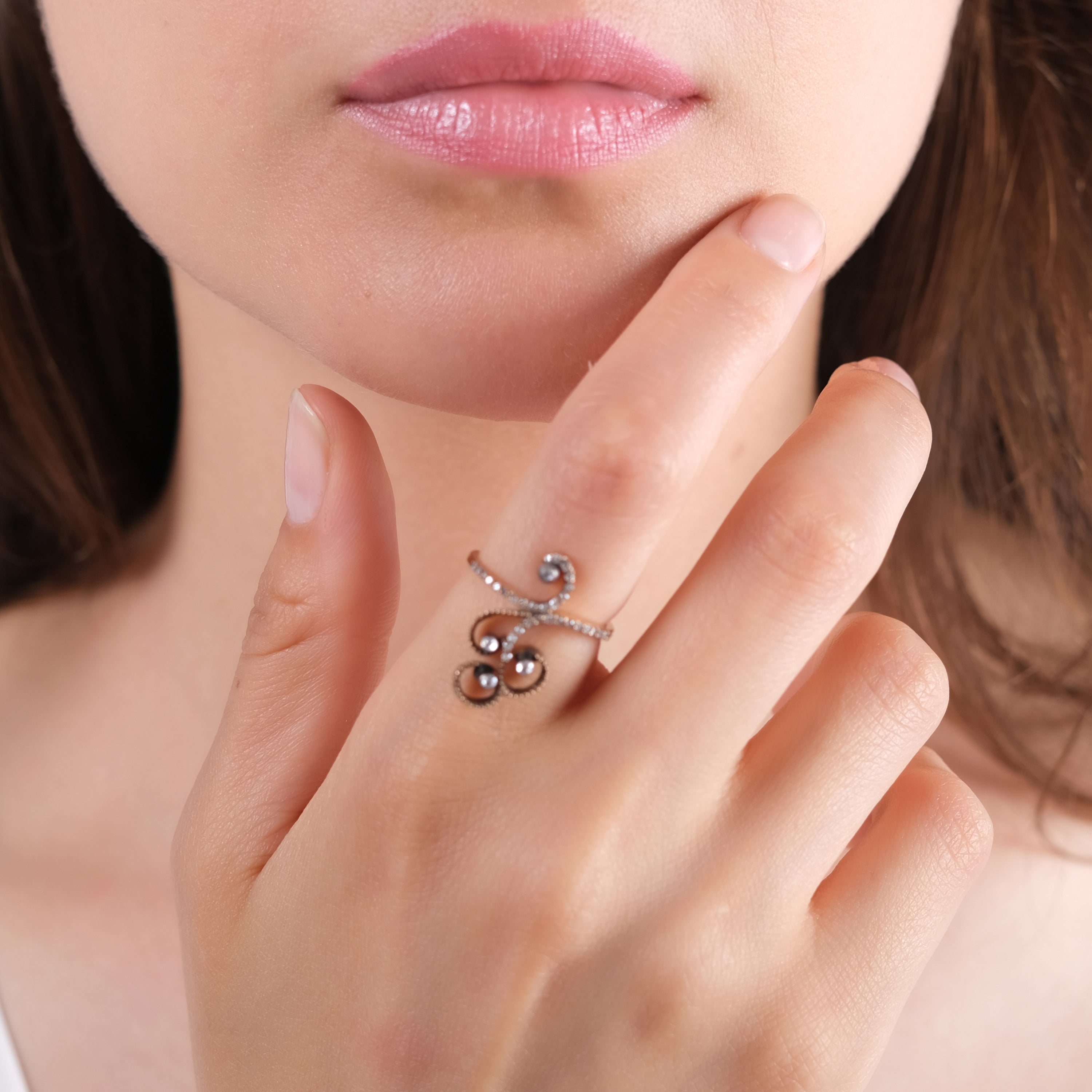 0.45 Carat Natural Diamond Ring – Fine Jewelry Design - Gold Stone Diamond
