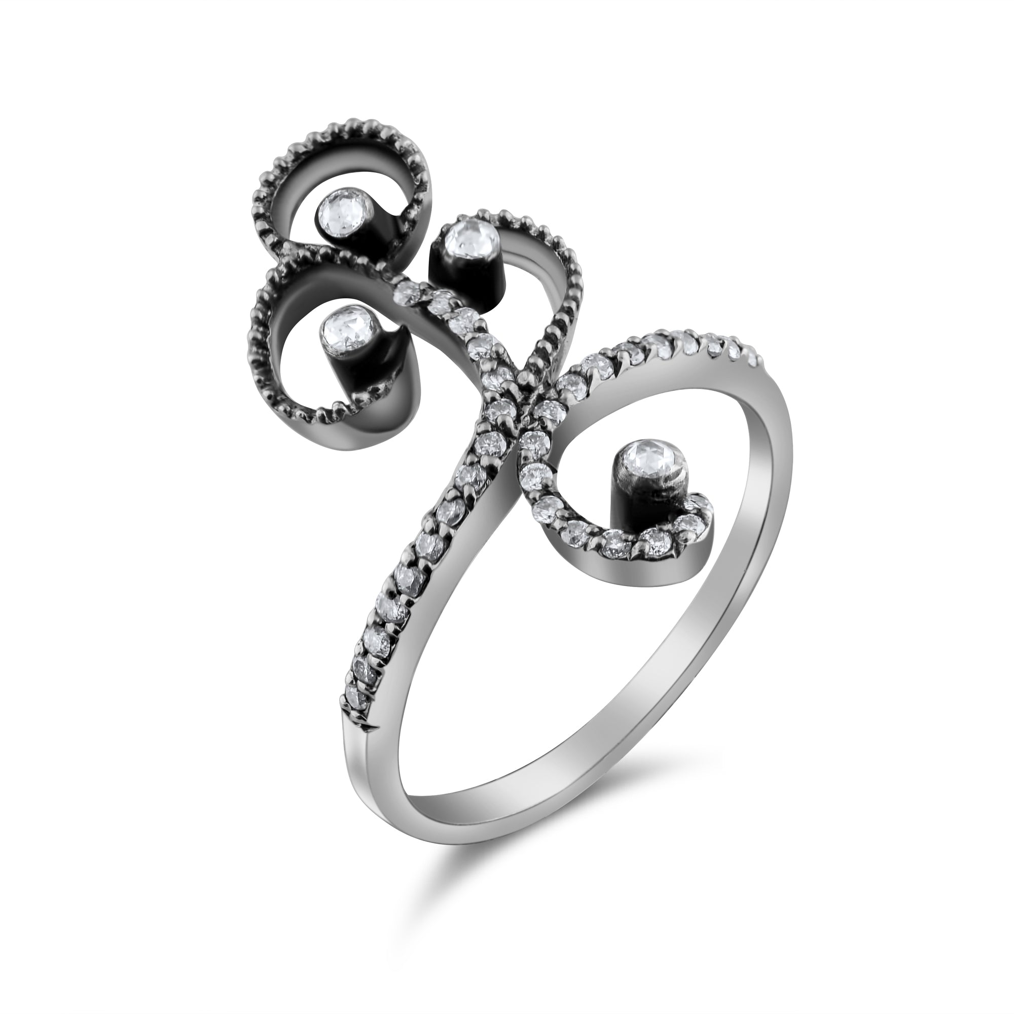 0.45 Carat Natural Diamond Ring – Fine Jewelry Design - Gold Stone Diamond