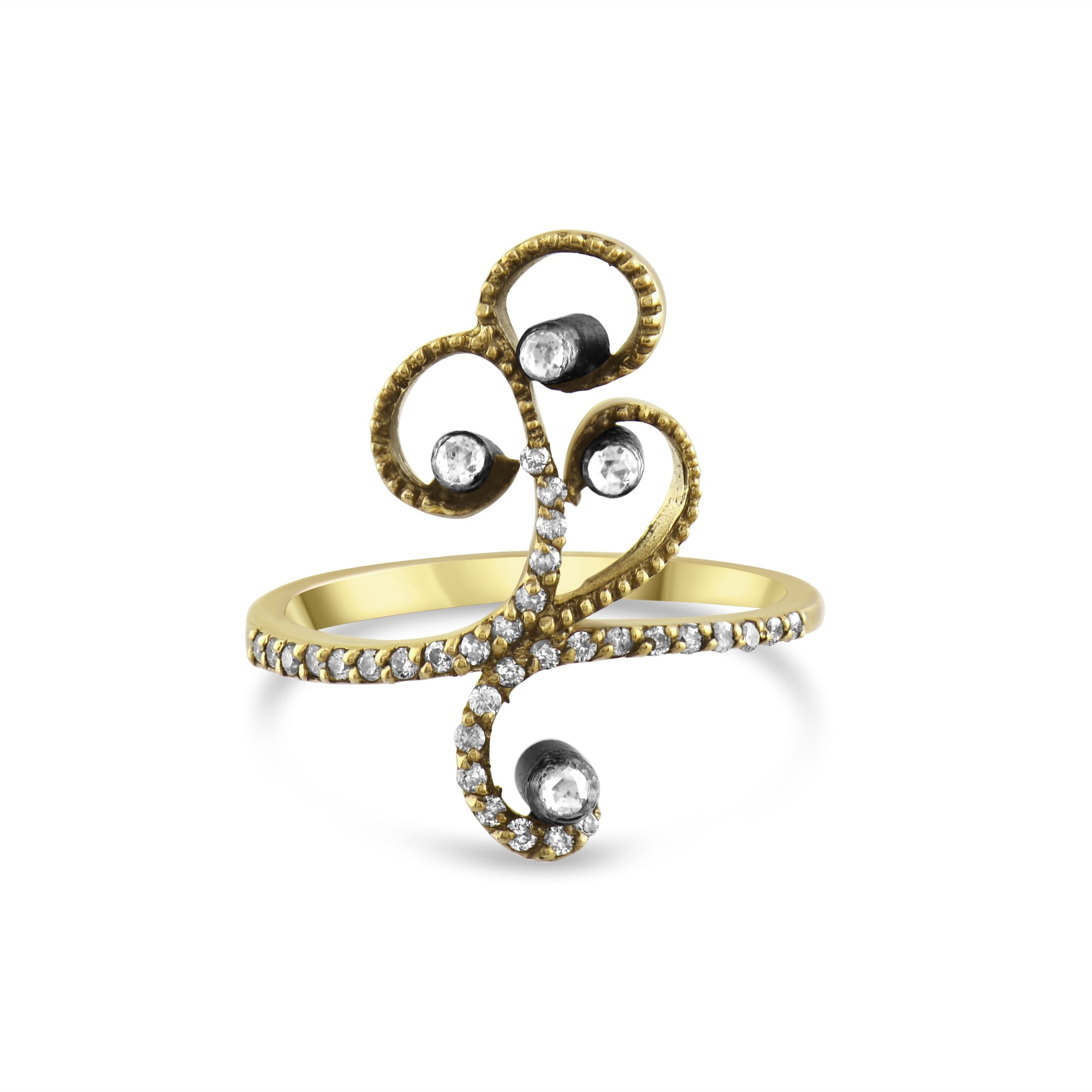 0.45 Carat Natural Diamond Ring – Fine Jewelry Design - Gold Stone Diamond