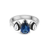 2.00 Carat Natural Diamond and Sapphire Ring – Fine Jewelry Design - Gold Stone Diamond