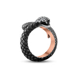 0.44 Carat Natural Diamond Snake Design Ring – Fine Jewelry Design - Gold Stone Diamond