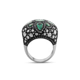 8.60 Carat Natural Diamond and Emerald Ring – Fine Jewelry Design - Gold Stone Diamond